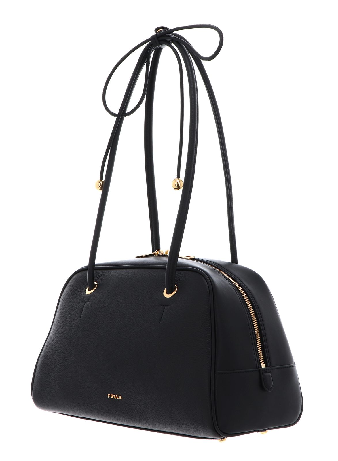 FURLA Poppy Dome Shoulder Bag M Nero FURLA Poppy Dome Shoulder Bag M Nero