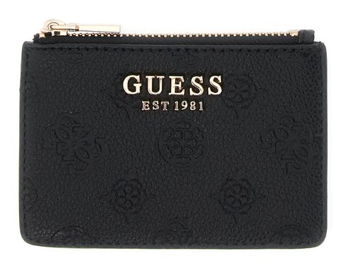 GUESS Ella Logo SLG Credit Card Case Black Logo