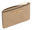 GUESS Ella Logo SLG Credit Card Case Beige Logo