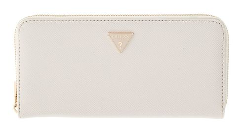 GUESS Gilda SLG Zip Around Wallet L Cream White GUESS Gilda SLG Zip Around Wallet L Cream White