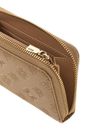 GUESS Ella Logo SLG Zip Around M Beige Logo