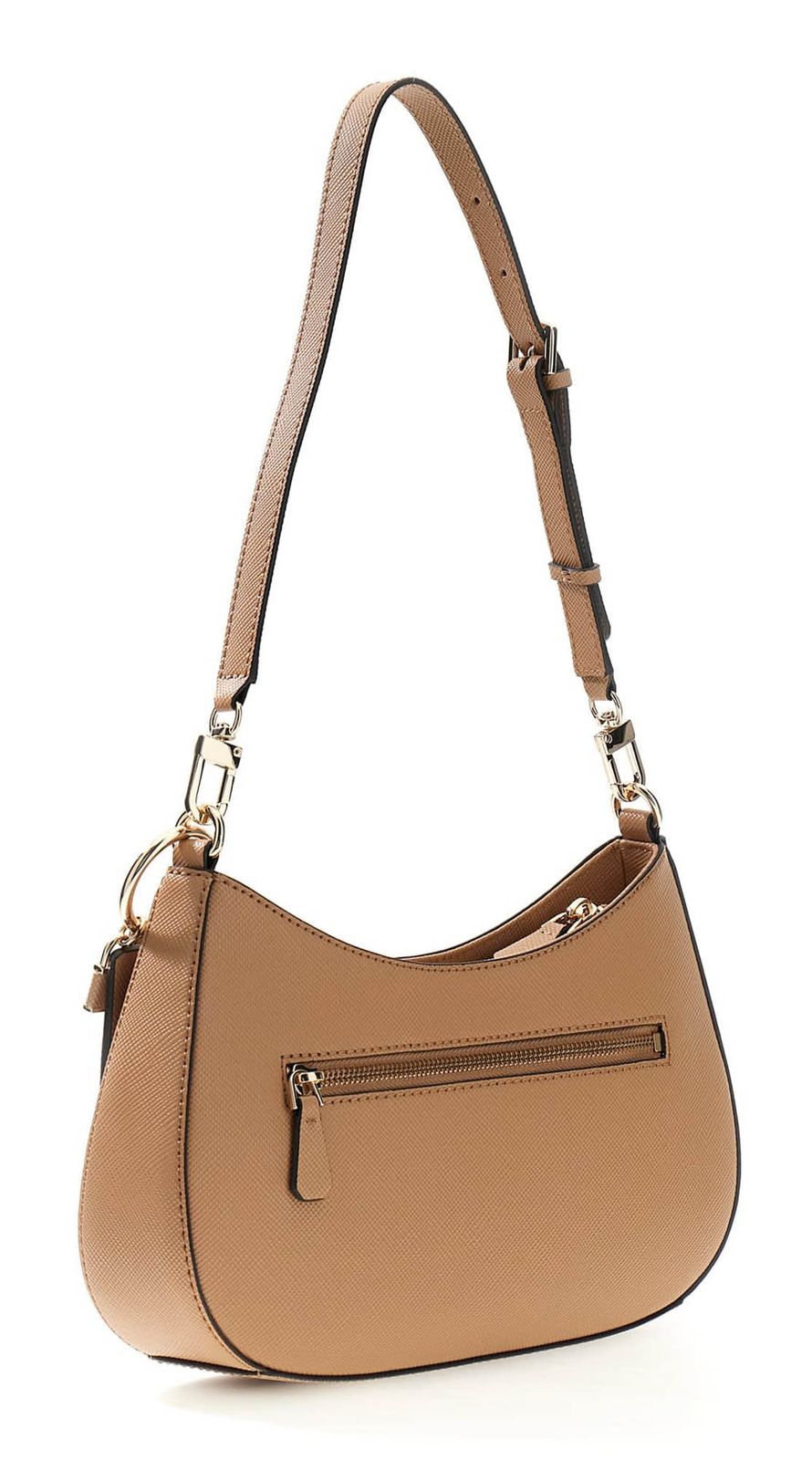 GUESS Noelle II Top Zip Shoulder Bag Beige GUESS Noelle II Top Zip Shoulder Bag Beige