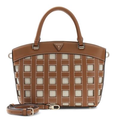 GUESS Frankie Girlfriend Satchel Caramel GUESS Frankie Girlfriend Satchel Caramel