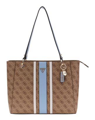 GUESS Noelle II Tote Latte Logo / Light Blue GUESS Noelle II Tote Latte Logo / Light Blue