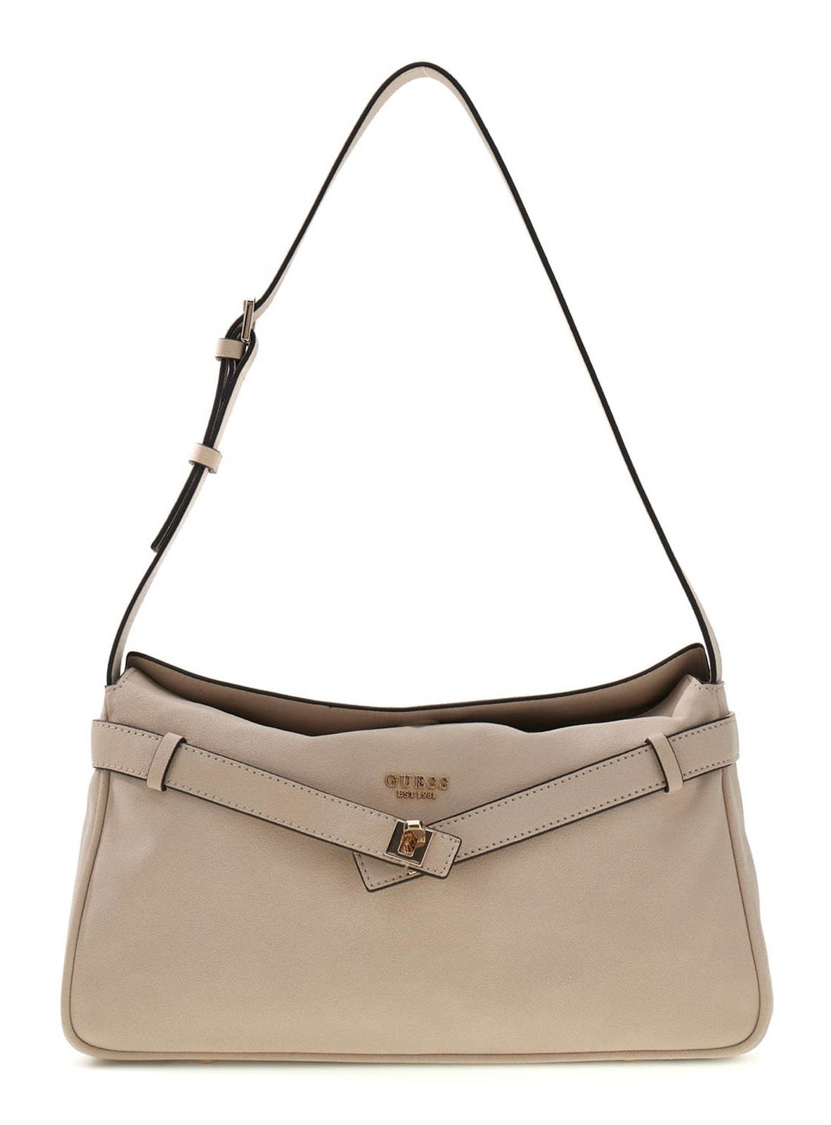 GUESS Ella Shoulder Bag Taupe