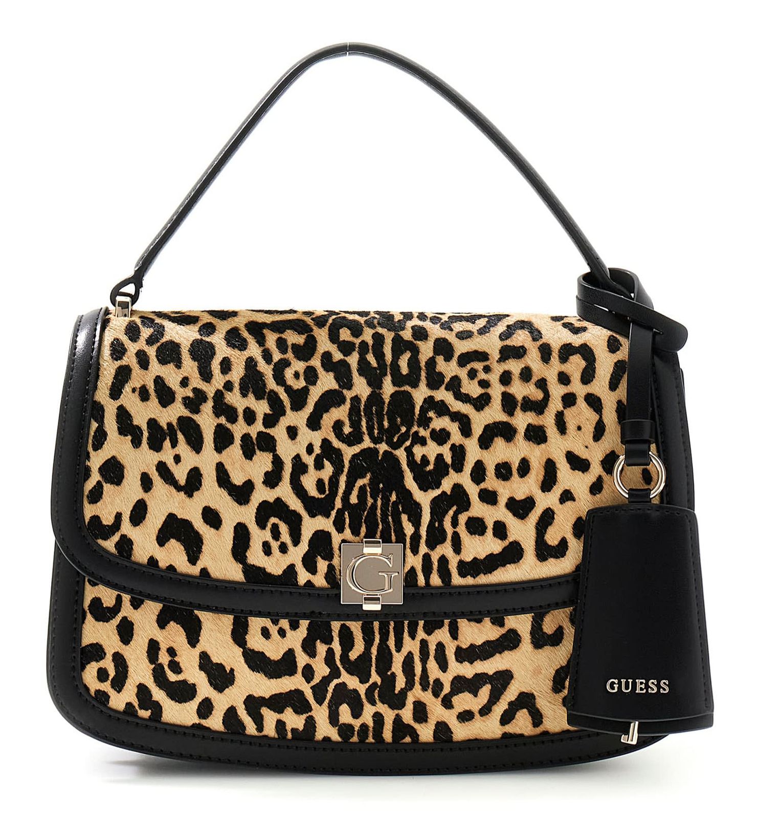 GUESS Audrey Convertible Xbody Flap Leopard