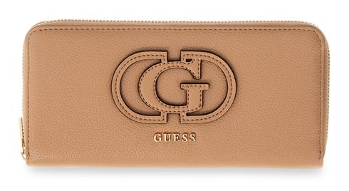 GUESS Isola SLG Zip Around Wallet L Beige