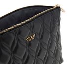 GUESS Maxine Top Zip Cosmetic Bag XL Black