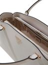 GUESS Gilda 3 Compartment Satchel Cream White