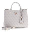 GUESS Meridian II Girlfriend Satchel Bag Bone Logo GUESS Meridian II Girlfriend Satchel Bag Bone Logo