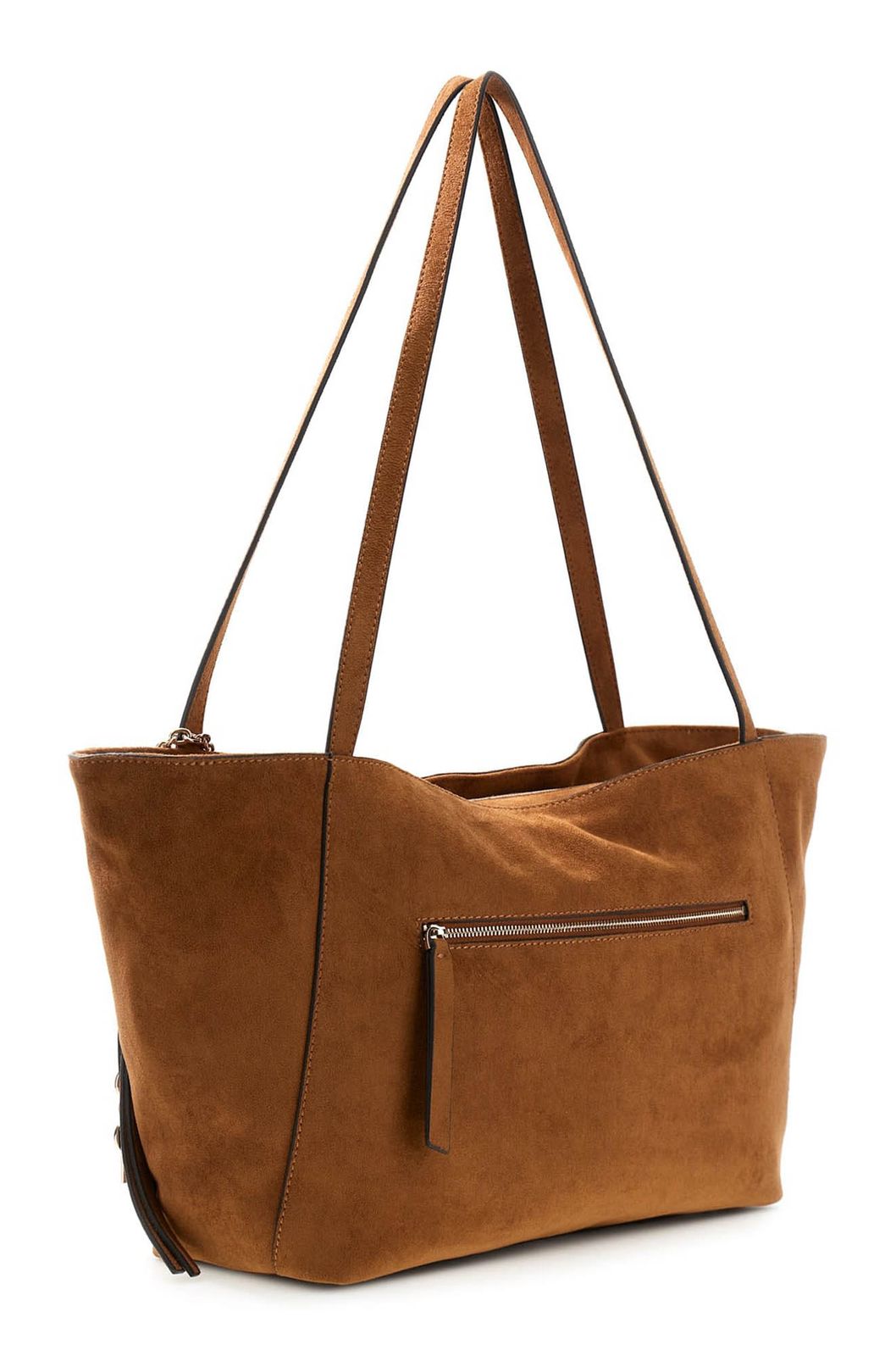 GUESS Devon 3 Compartment Tote Cognac GUESS Devon 3 Compartment Tote Cognac