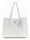 GUESS Meridian II Girlfriend Tote Bag Bone Logo GUESS Meridian II Girlfriend Tote Bag Bone Logo
