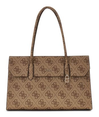 GUESS Kiera Tote Latte Logo GUESS Kiera Tote Latte Logo