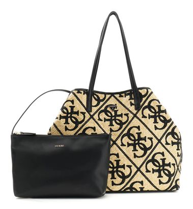 GUESS Kirsten 2 in 1 Tote L Natural / Black GUESS Kirsten 2 in 1 Tote L Natural / Black