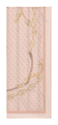 GUESS Printed Scarf 70X180 Blush