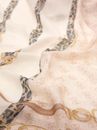 GUESS Printed Scarf 70X180 Light Taupe