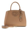 GUESS Isola 3 Compartment Satchel Beige