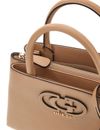 GUESS Isola 3 Compartment Satchel Beige