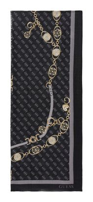 GUESS Printed Scarf 70X180 Black