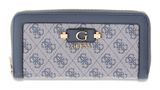 GUESS Lindsey SLG Zip Around Wallet L Slate Logo
