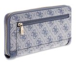 GUESS Lindsey SLG Zip Around Wallet L Slate Logo
