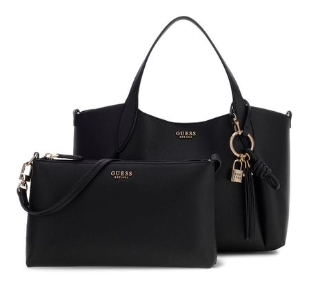 GUESS Melody 2 In 1 Satchel Black GUESS Melody 2 In 1 Satchel Black