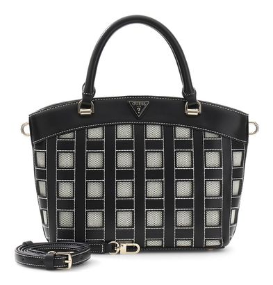 GUESS Frankie Girlfriend Satchel Black GUESS Frankie Girlfriend Satchel Black