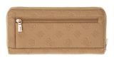 GUESS Ella Logo SLG Zip Around L Beige Logo