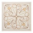 GUESS Printed Kefiah 120X120 Cream White