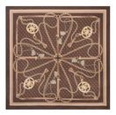 GUESS Printed Kefiah 120X120 Brown