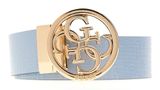 GUESS Stacey Adjustable & Reversible Belt H35 W105 Black / Light Blue - kürzbar GUESS Stacey Adjustable & Reversible Belt H35 W105 Black / Light Blue - kürzbar