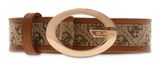 GUESS Camden Pant Belt H30 W105 Latte Logo / Cognac