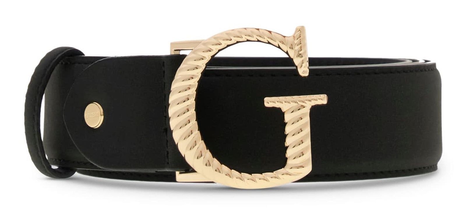 GUESS Adjustable Pant Belt H.35 W105 Black - shortenable