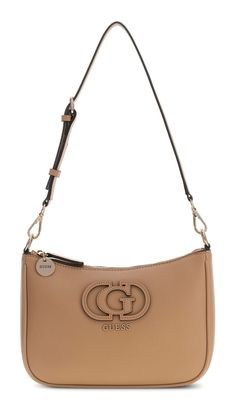 GUESS Isola Shoulder Bag Beige GUESS Isola Shoulder Bag Beige