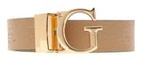 GUESS Ella Logo Adjustable And Reversible Pant Belt W85 Black Logo / Beige Logo - kürzbar GUESS Ella Logo Adjustable And Reversible Pant Belt W85 Black Logo / Beige Logo - kürzbar