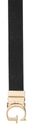 GUESS Ella Logo Adjustable And Reversible Pant Belt W105 Black Logo / Beige Logo - kürzbar