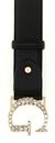 GUESS Adjustable Pant Belt H.35 W95 Black - shortenable GUESS Adjustable Pant Belt H.35 W95 Black - shortenable