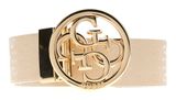GUESS Stacey Adjustable & Reversible Belt H35 W85 Cream White / Light Beige - kürzbar GUESS Stacey Adjustable & Reversible Belt H35 W85 Cream White / Light Beige - kürzbar
