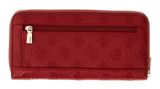GUESS Diana SLG Zip Around Wallet L Dark Cherry Logo