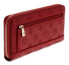 GUESS Diana SLG Zip Around Wallet L Dark Cherry Logo