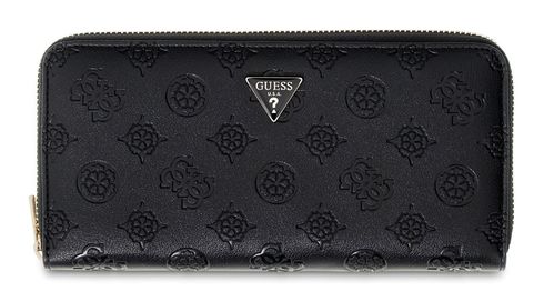GUESS Diana SLG Zip Around Wallet L Black Logo