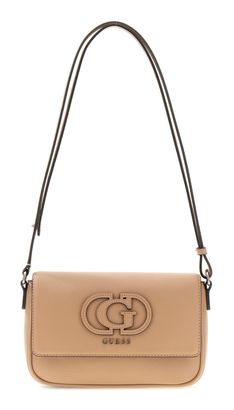 GUESS Isola Convertible Xbody Flap Beige GUESS Isola Convertible Xbody Flap Beige
