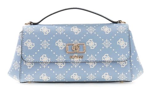 GUESS Emelie Logo Flap Crossbody Light Blue Logo GUESS Emelie Logo Flap Crossbody Light Blue Logo