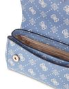GUESS Emelie Logo Flap Crossbody Light Blue Logo GUESS Emelie Logo Flap Crossbody Light Blue Logo