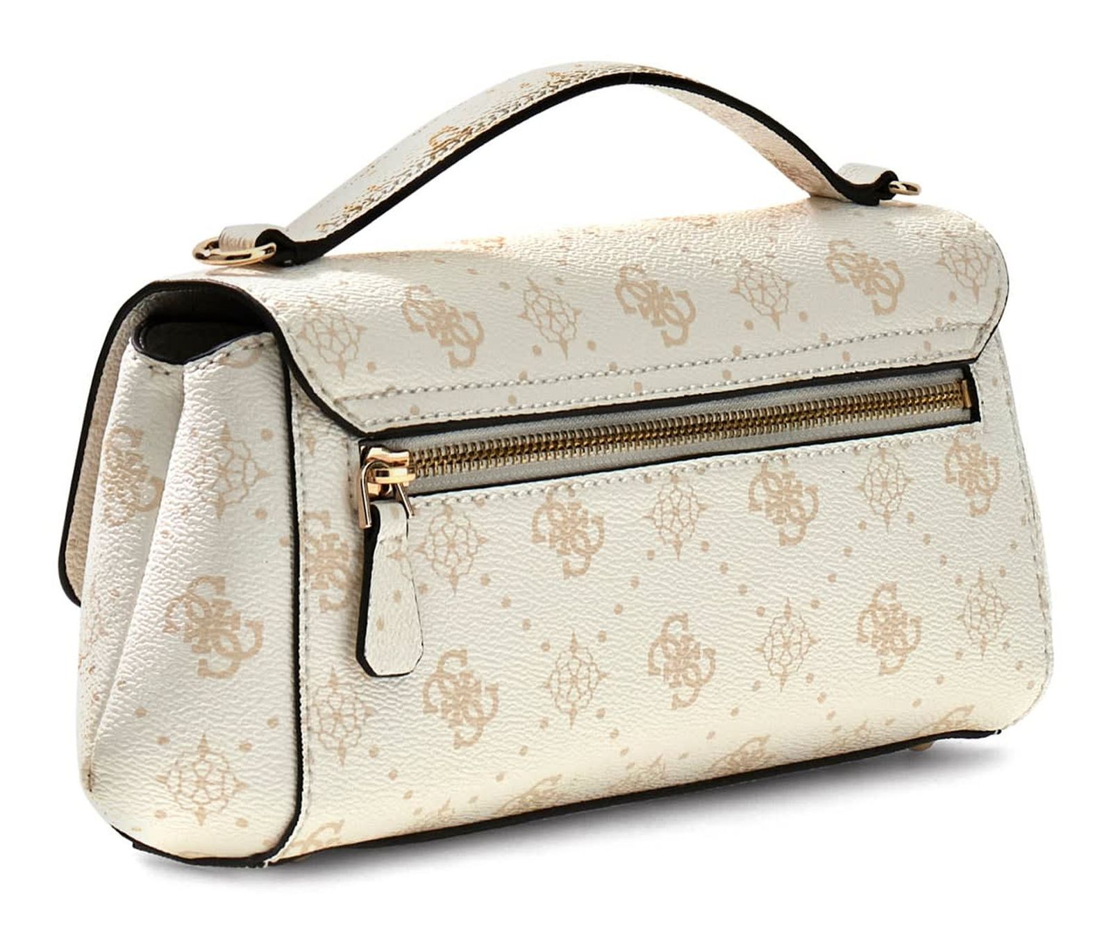 GUESS Emelie Logo Flap Crossbody White Logo GUESS Emelie Logo Flap Crossbody White Logo