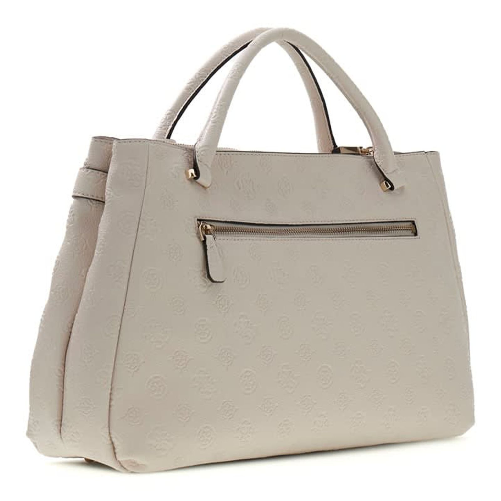GUESS Ella Logo Girlfriend Satchel L Stone Logo GUESS Ella Logo Girlfriend Satchel L Stone Logo