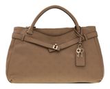 GUESS Ella Logo Girlfriend Satchel L Beige Logo GUESS Ella Logo Girlfriend Satchel L Beige Logo