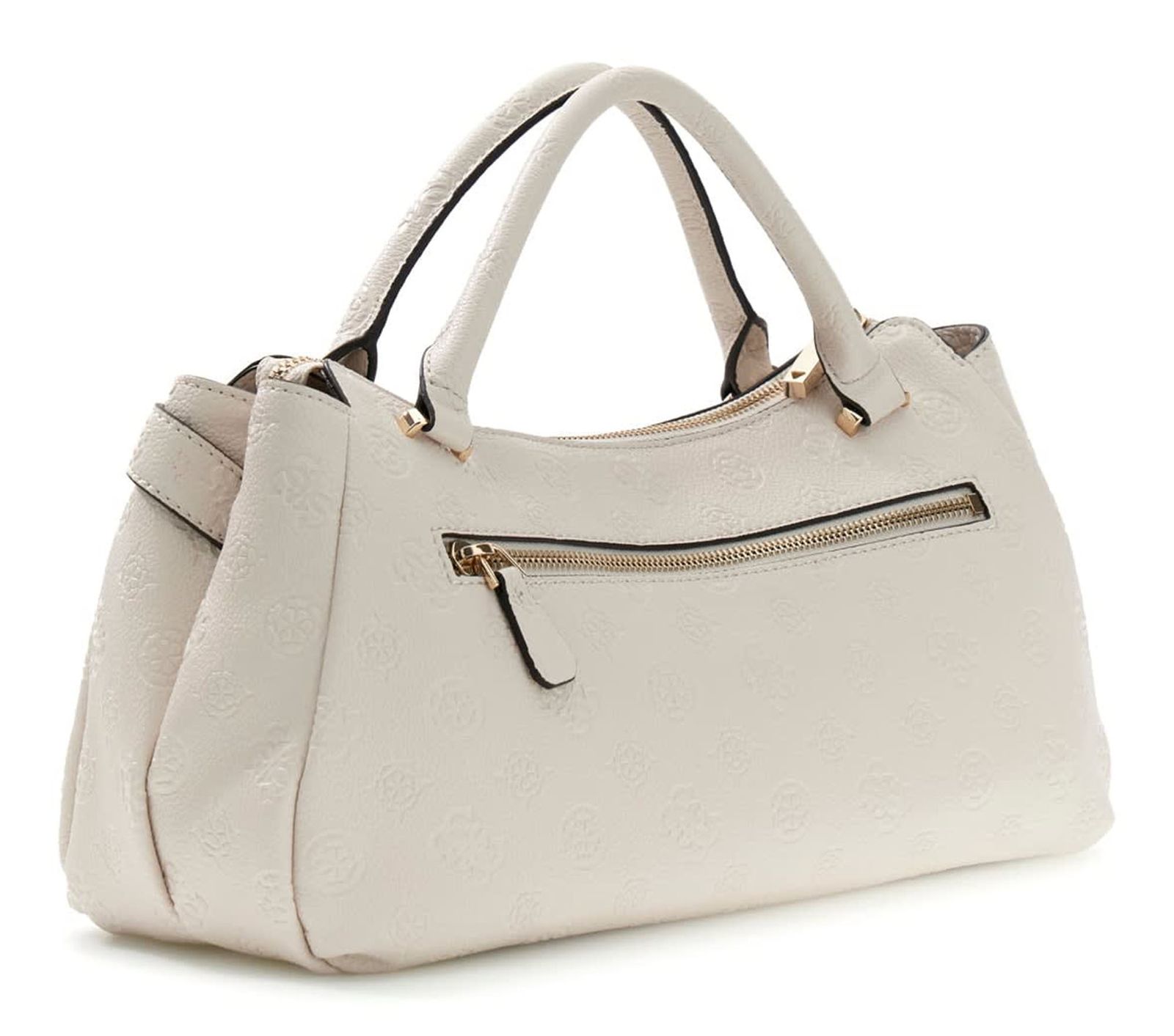 GUESS Ella Logo Girlfriend Satchel Stone Logo GUESS Ella Logo Girlfriend Satchel Stone Logo