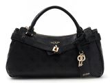 GUESS Ella Logo Girlfriend Satchel Black Logo GUESS Ella Logo Girlfriend Satchel Black Logo