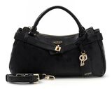 GUESS Ella Logo Girlfriend Satchel Black Logo GUESS Ella Logo Girlfriend Satchel Black Logo